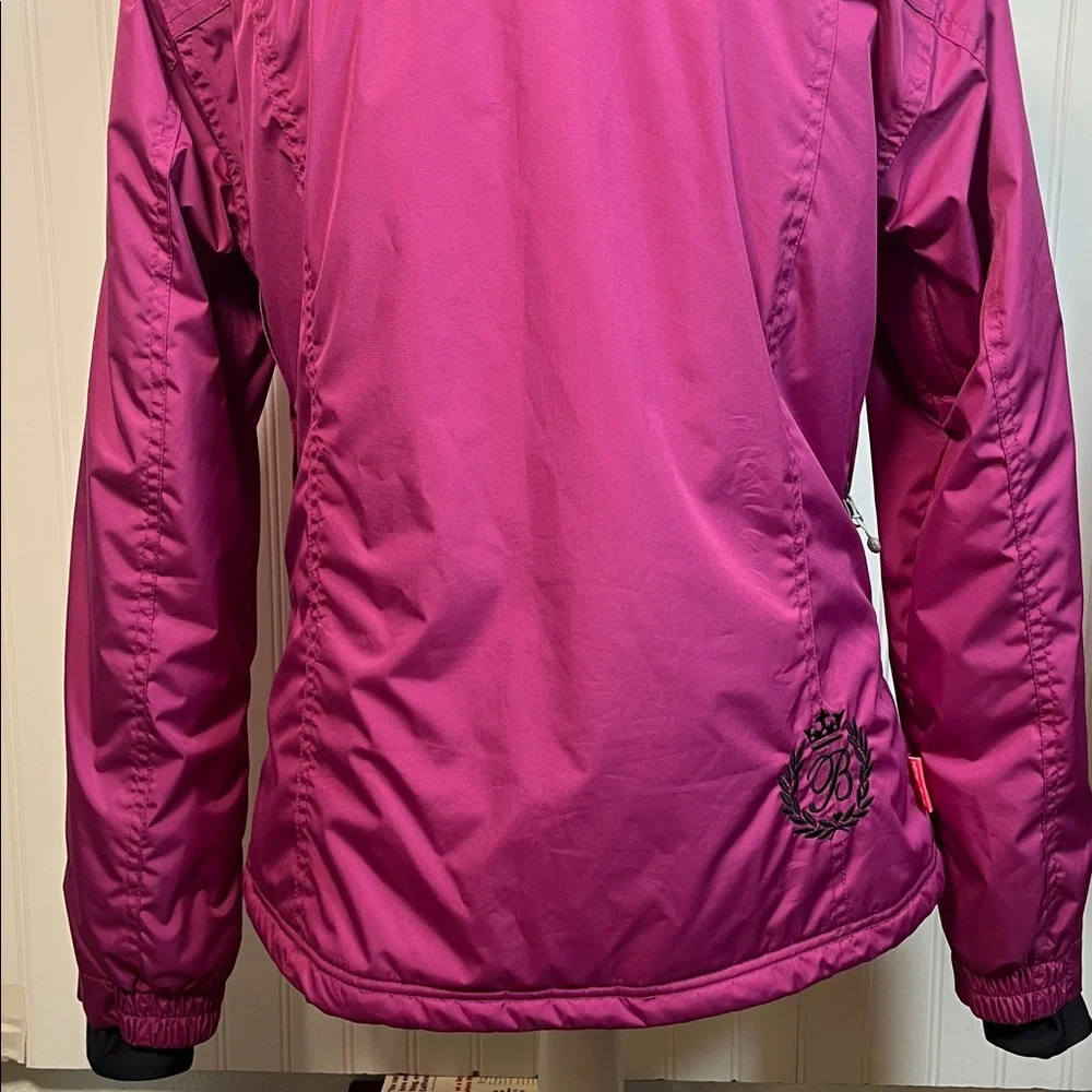 Betty Rides Women's Pink Hooded Snowboarding Jacket - Picture 12 of 16